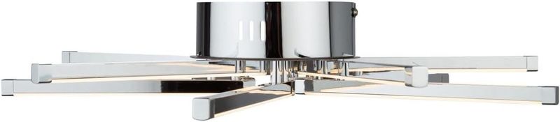 Ultra Modern Shooting Star 10-Light LED Flush Mount Chrome