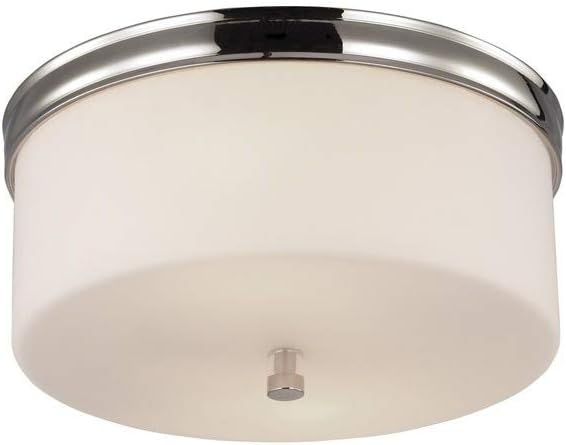 Lismore 2-Light Flush Mount Polished Nickel
