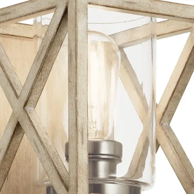 Moorgate 1-Light Wall Sconce Distressed Antique White