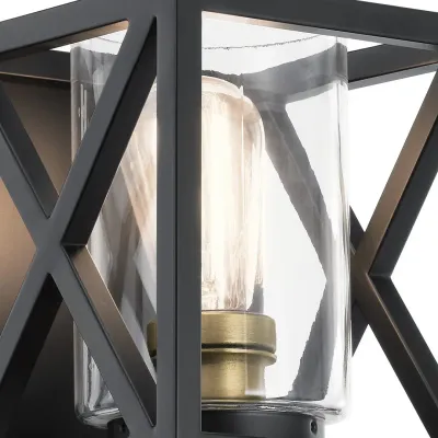 Moorgate 1-Light Wall Sconce Black
