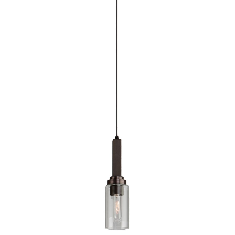 Rustic Chic Home Glow 1-Light Pendant Brunito Bronze