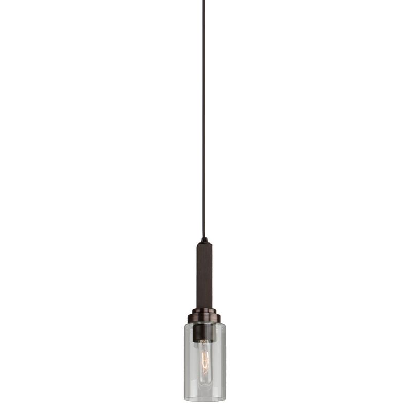 Rustic Chic Home Glow 1-Light Pendant Brunito Bronze