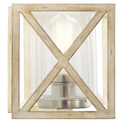 Moorgate 3-Light Vanity Distressed Antique White