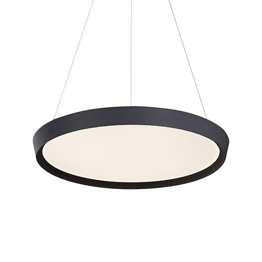 Contemporary Union Pendant 32W LED 3000K Bk