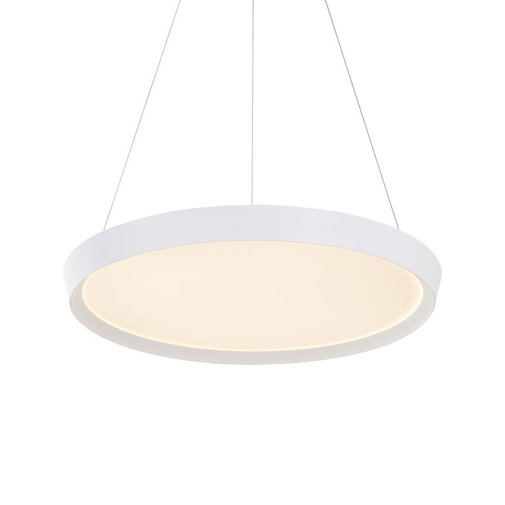 Contemporary Union LED Pendant White