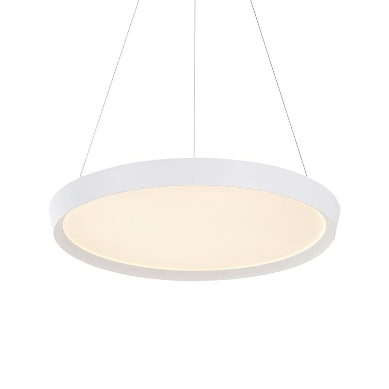 Contemporary Union LED Pendant White