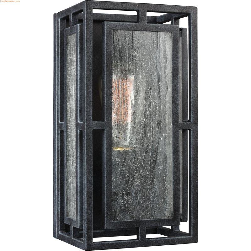 Prairielands 12" High Dark Weathered Zinc Wall Sconce