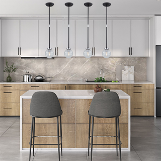 Modern Vero Modo Pendant matte Black/Chrome