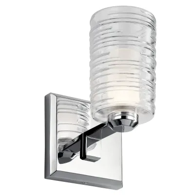 Giarosa 1-Light Wall Sconce Chrome Giarosa 1-Light Wall Sconce Chrome