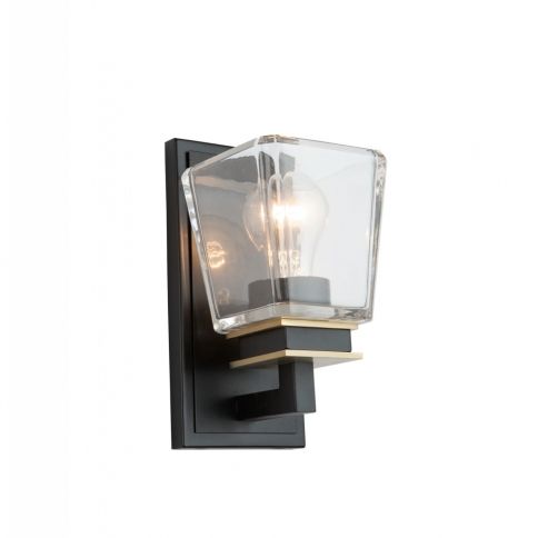 Eastwood 1-Light Bathroom Vanity Black and Brass