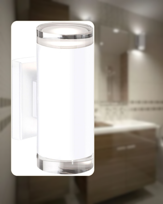 Norfolk LED Up/Down Wall Light White