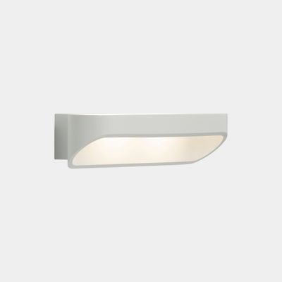 Oval LED Wall Light White