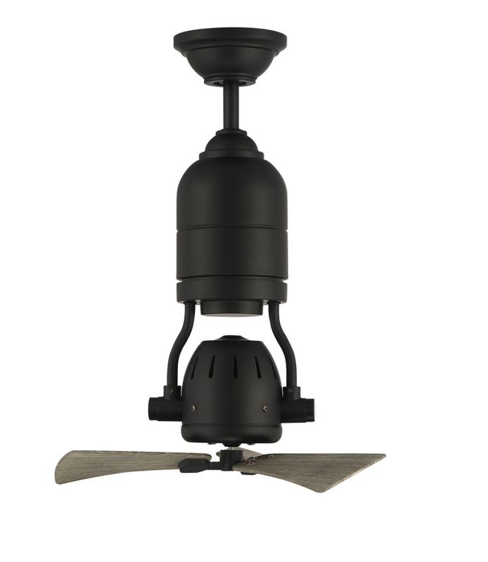 Bellows Uno 18" Ceiling Fan Flat Black
