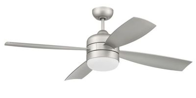 Sebastian 52 Sebastian 52" Indoor/Outdoor LED Ceiling Fan Painted Nickel