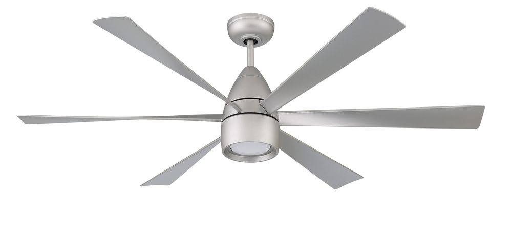 Quirk  54&quot; Indoor/Outdoor LED Ceiling Fan Titanium