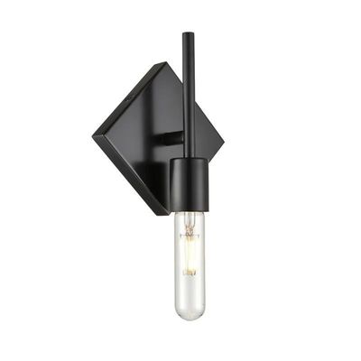 Contemporary-Modern 1- Light Wall Sconce Matte Black Finish