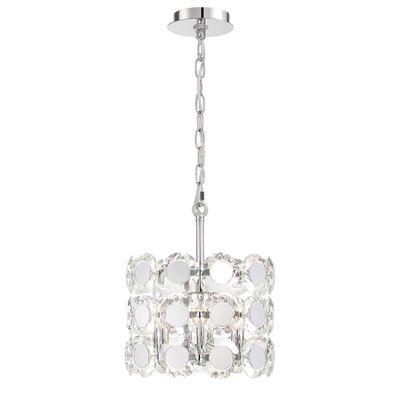 Perrene 3-Light Pendant Chrome