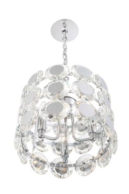 Perrene 3-Light Pendant Chrome