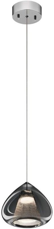 Zin 1-Light Mini Contemporary Pendant Chrome