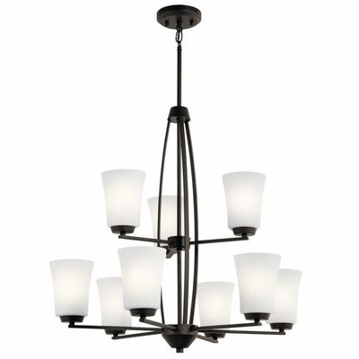 Tao 9-Light Chandelier Olde Bronze Tao 9-Light Chandelier Olde Bronze