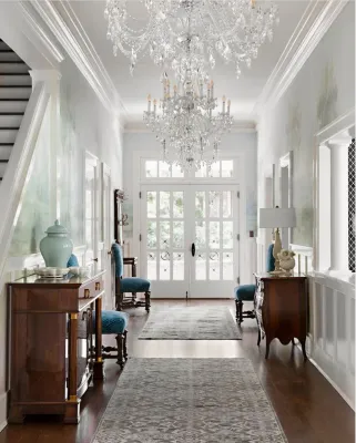 Traditional Crystal Collection 16-Light Chandelier Polished Chrome