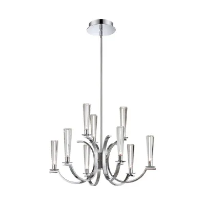 Cromo 9-Light Chandelier Chrome Cromo 9-Light Chandelier Chrome