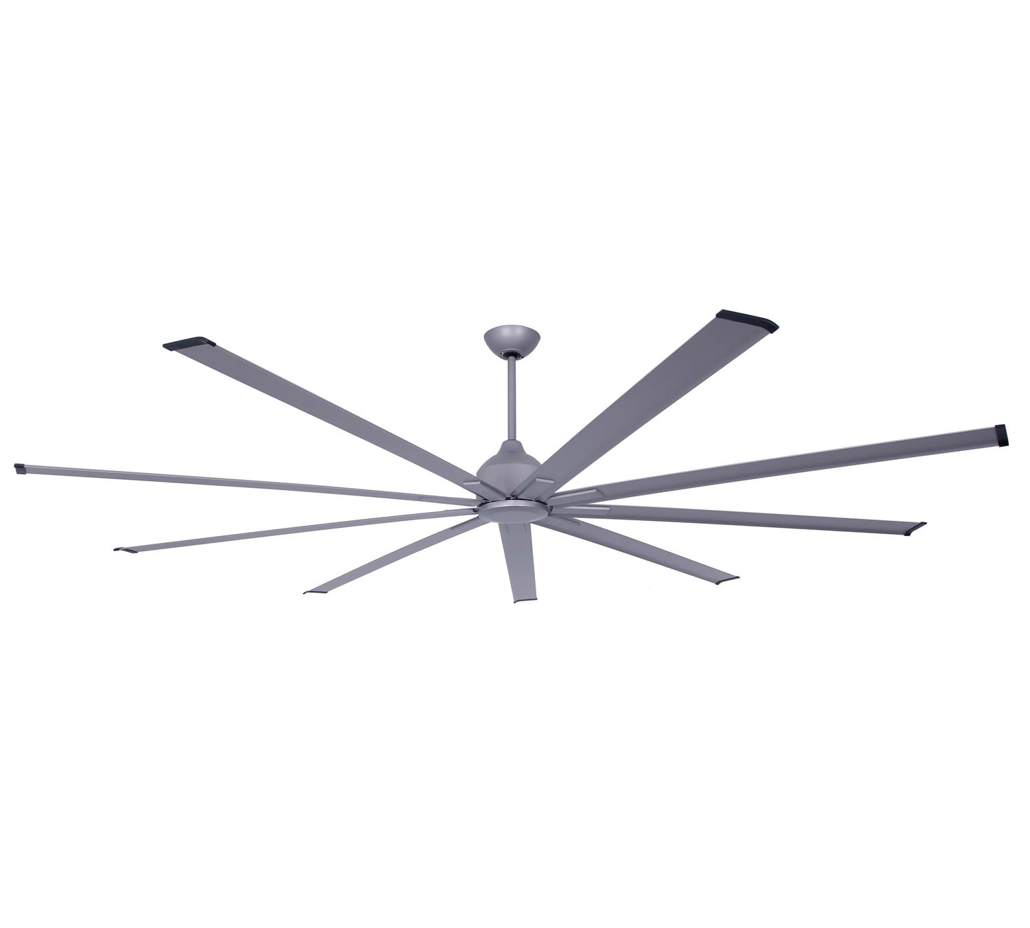 Industrial Evolution 88" Ceiling Fan Silver