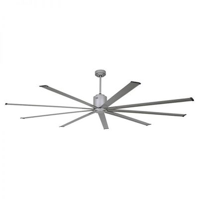 Industrial Evolution 96" Ceiling Fan Silver