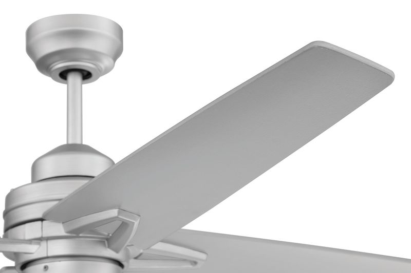 Maddie 52" Indoor/Outdoor Ceiling Fan Painted Nickel with Greywood Blades