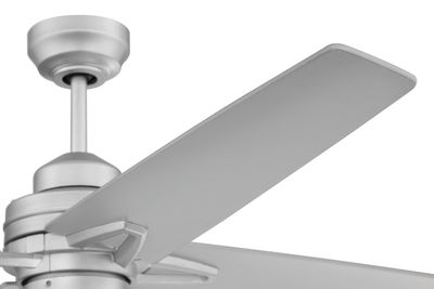 Maddie 52" Indoor/Outdoor Ceiling Fan Painted Nickel with Greywood Blades