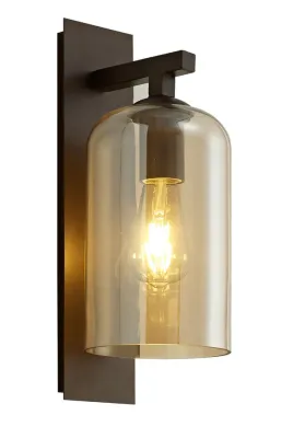 Outdoor 1-Light Wall Light in Coffee Outdoor 1-Light Wall Light in Coffee