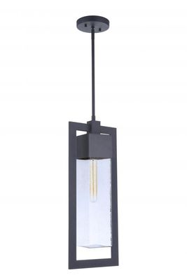 Perimeter 1-Light Outdoor Pendant in Midnight