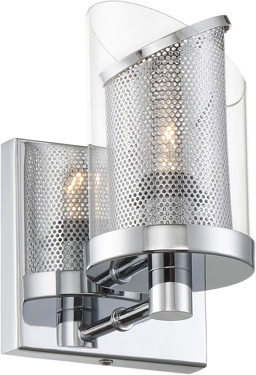 So Inclined 1-Light Wall Light Chrome