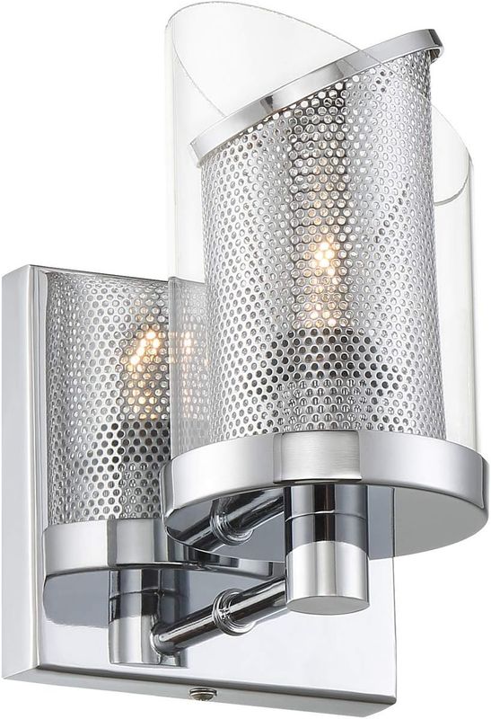So Inclined 1-Light Wall Light Chrome