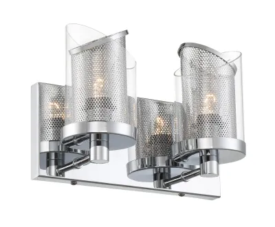 So Inclined 2-Light Vanity Chrome So Inclined 2-Light Vanity Chrome