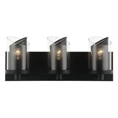 So Inclined 3-Light Vanity Black
