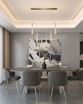 Sunnyvale Linear LED Chandelier Brushed Brass with Tea Stained Glass