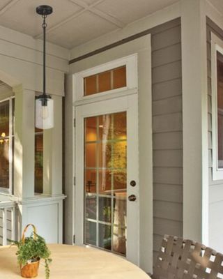 Crosspoint Outdoor 1-Light Pendant Espresso
