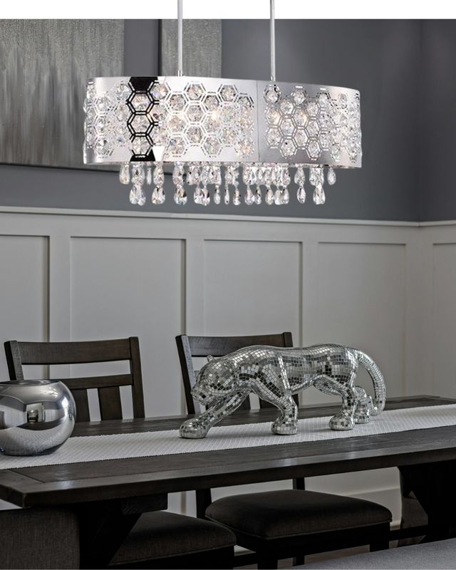 6-Light Pendant Chrome