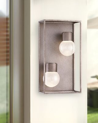 Gibson Outdoor LED Wall Antique Grey