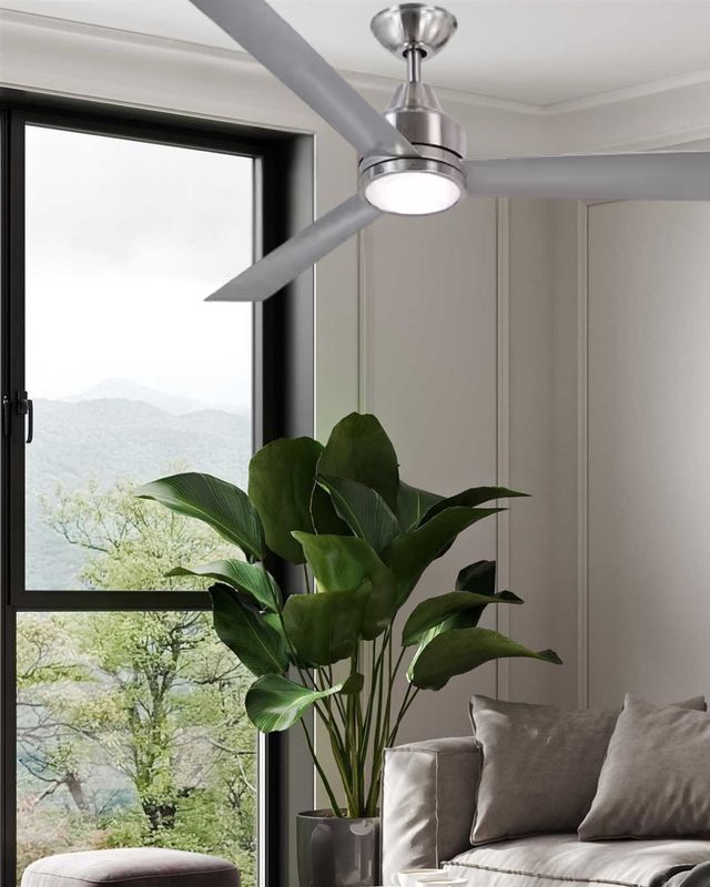 Bellingham III 52" LED Ceiling Fan Brushed Nickel