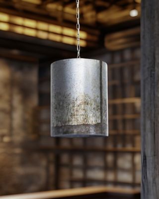 Cannery 2-Light Pendant Ombre Galvanized