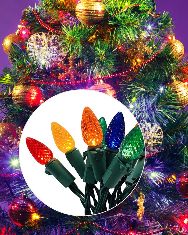 20 LED Battery Operated C3 Lights MultiColor