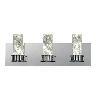 Modern Glam Crystal York Vanity Chrome 20.5 Modern Glam Crystal York Vanity Chrome 20.5" Wide