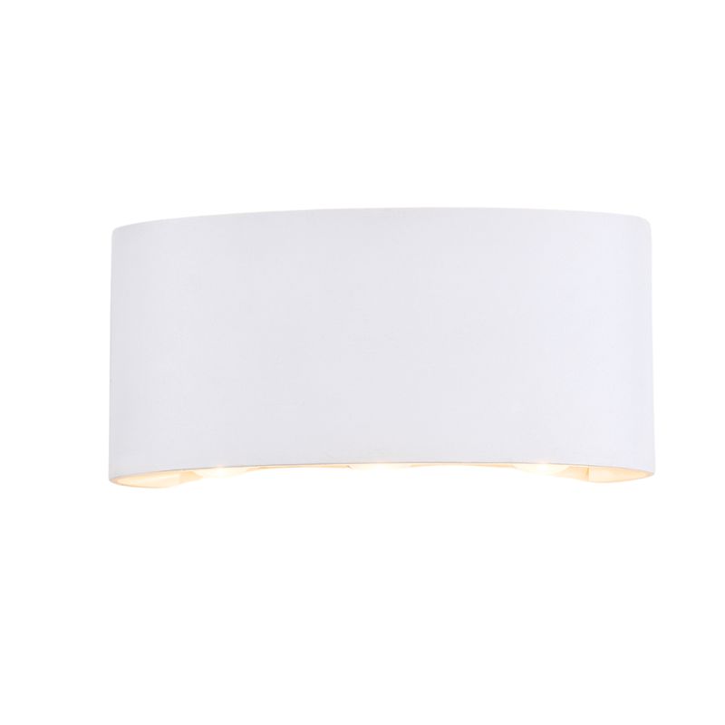 Architectural Up and Down Indoor/Outdoor Wall Light White