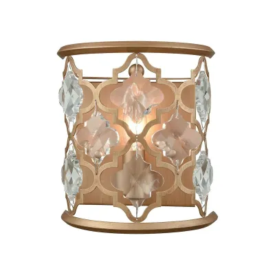 Armand Wall Sconce in Traditional Style with Luxe/Glam Matte Gold
