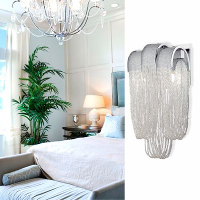 Sage Collection, 2-Light Chrome Wall Sconce