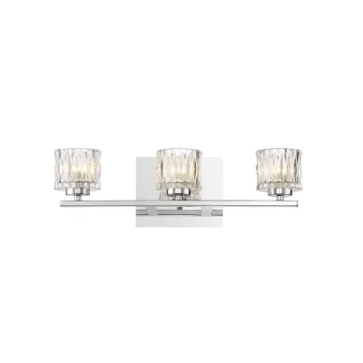 Guelph LED 3-Light Vanity Wall Light LED 3000K Chrome