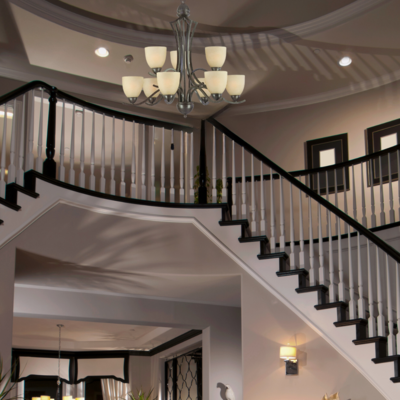 Triton 9-Light Chandelier Sable Bronze