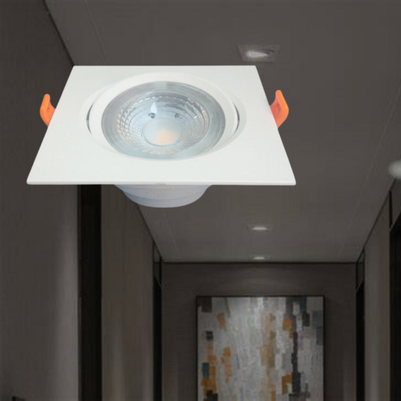 3" 5W LED Downlight Square 6000K